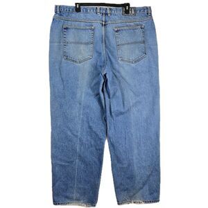 Vintage SAGA Made In USA Jeans Size 44 Baggy Skater Hip Hop Y2K Grunge 42x32